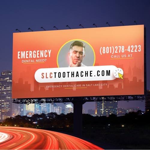 Billboard for an Emergency Dentist