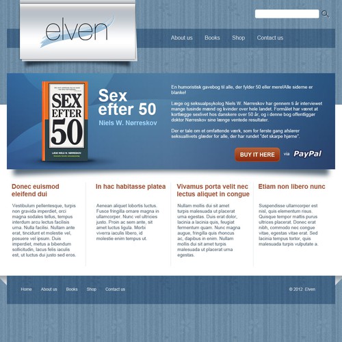 website design for Elven