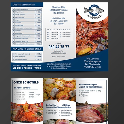 Trifold Leaflet for de Vishoek