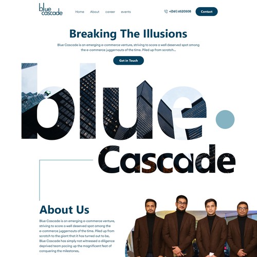 Blue Cascade