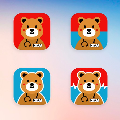 Icon for an pediatric emergencies App used by paramedics & doctors