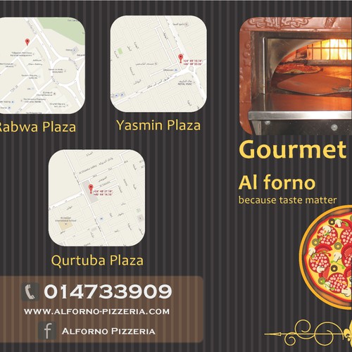 Create a food menu for a  "gourmet pizzeria"