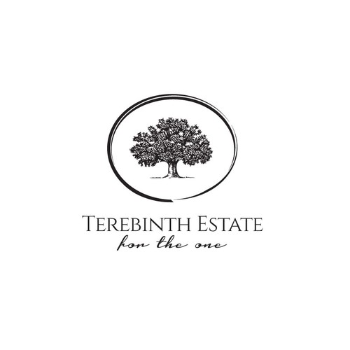 create an eye catching symbolic logo for Terebinth Estate.
