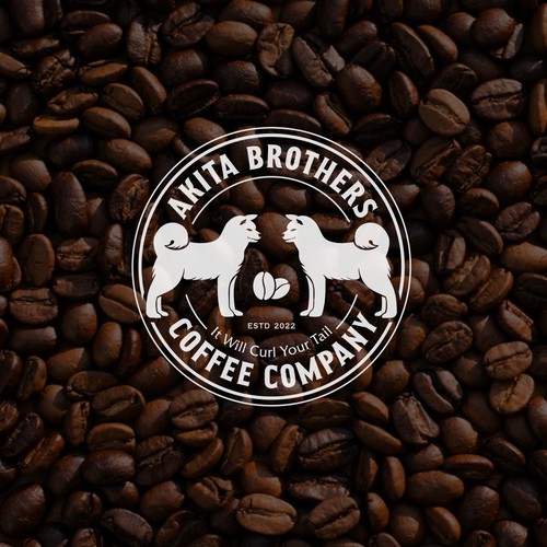 Clean bold modern logo design for coffee company