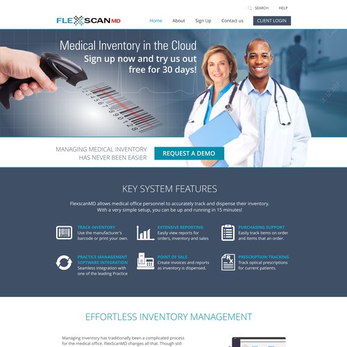 Medical website design