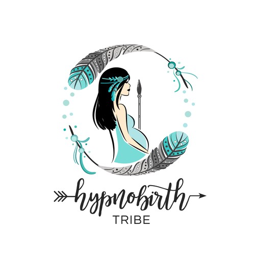 Logo for Childbirth education to empower the modern woman to harness her inner strength and find her tribe