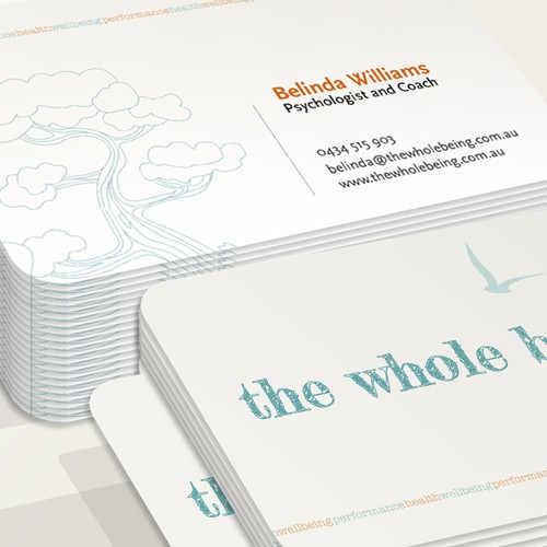Craft health and wellbeing business card and letterhead