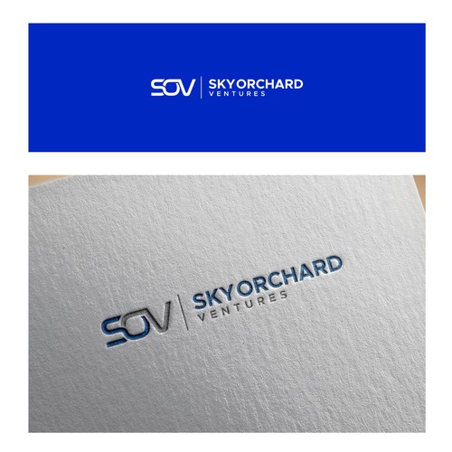 Bold and Clean Logo for Sky Orchard Ventures