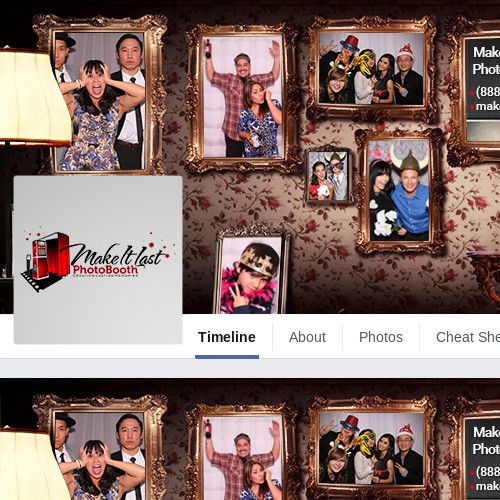 Facebook Cover Design for Make It Last Photo Booth