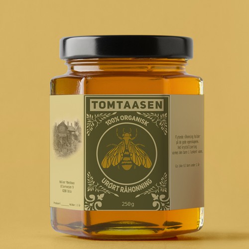 packaging for organic honey