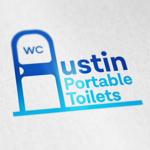 Logo design for Austin Portable Toilets.