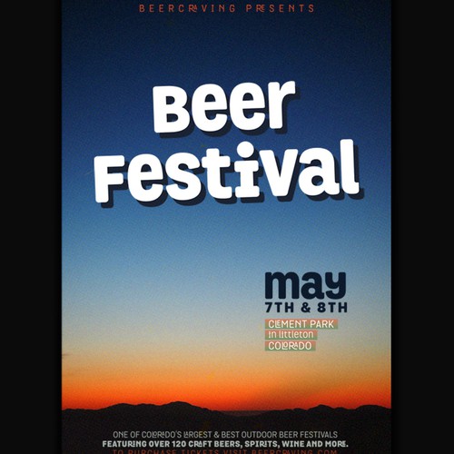 a beer festival poster without beer
