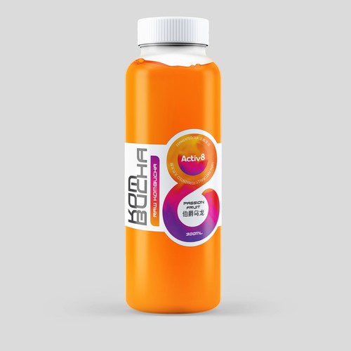 Kombucha Drink label