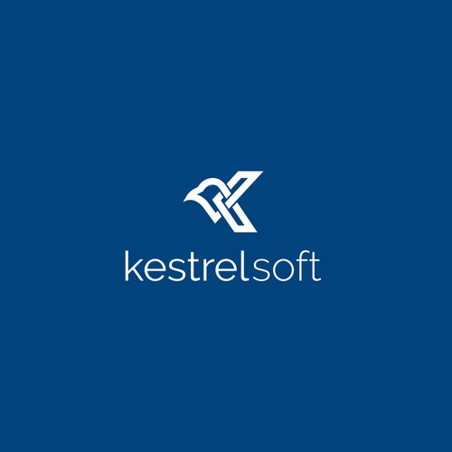 Logo for a software company KestrelSoft