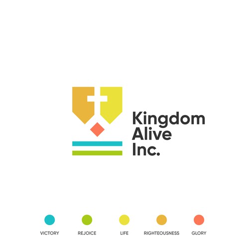 Minimalistic logo design for a religious startup