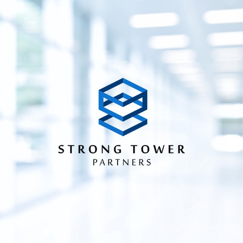 Isometric Logo Concept for Strong Tower Partners