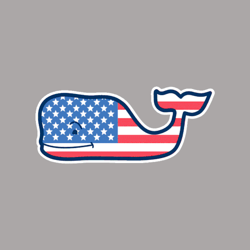 Vineyard Vines Whale Stickers