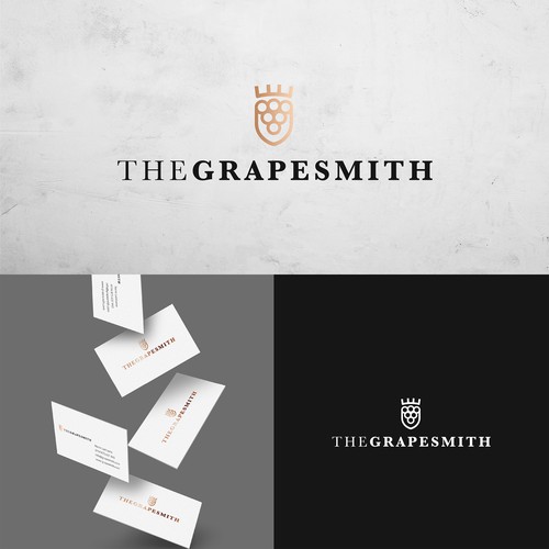 Logo CI Konzept für The Grapesmith