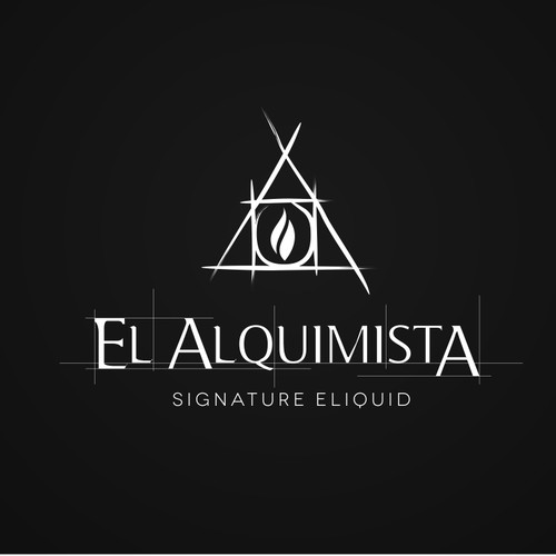 LOGO WITH UNIQUE SYMBOLS FOR A NEW ELIQUID BRAND 