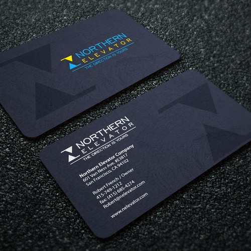 Northern Elevator Business Card Custom Design