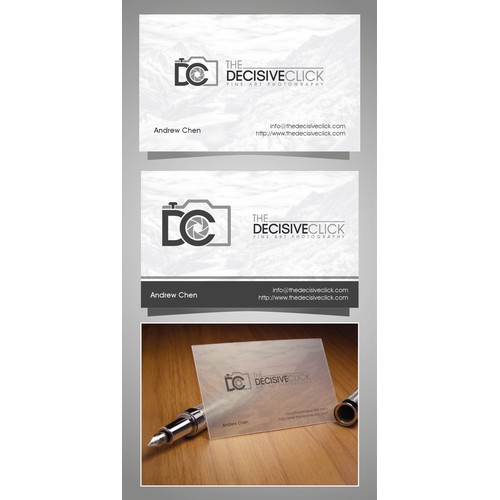 Create a winning logo for The Decisive Click, a fine art photography company!
