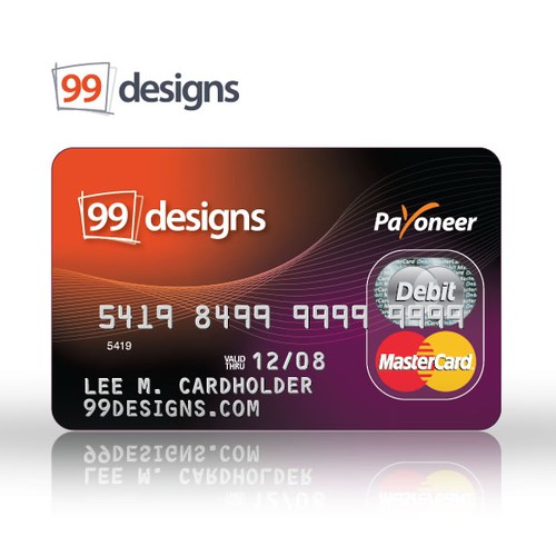 Prepaid 99designs MasterCard® (powered by Payoneer)