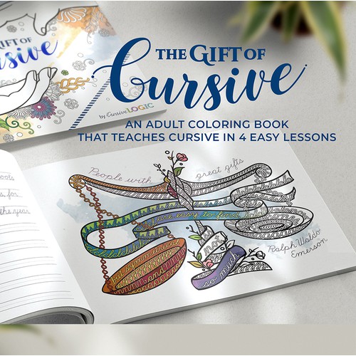 The Gift Of Cursive Coloring Book