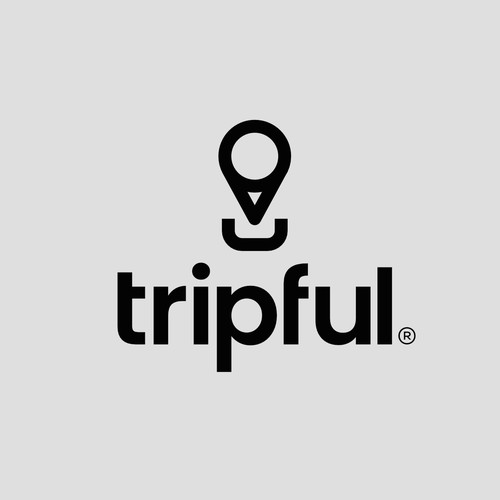 tripful logo design