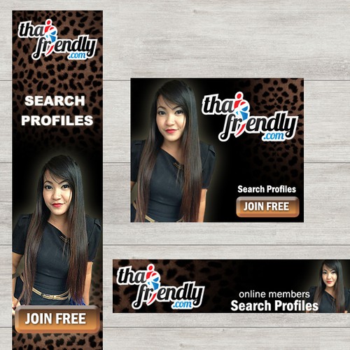 Banner designs for biggest Thai dating site