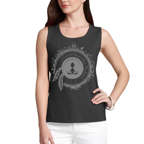 T-shirt design for Yoga Fever