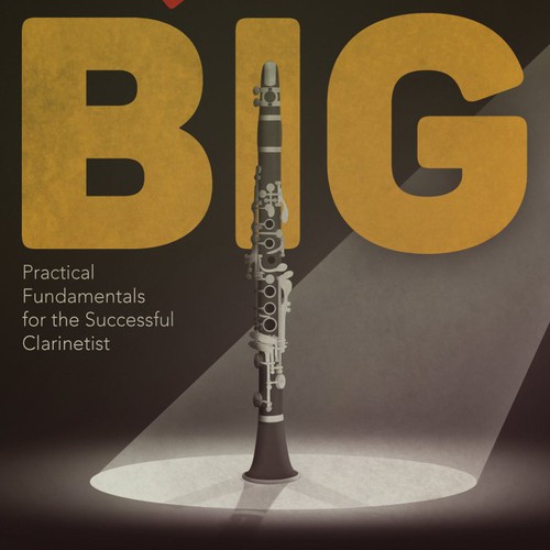 Retro book cover for clarinetist