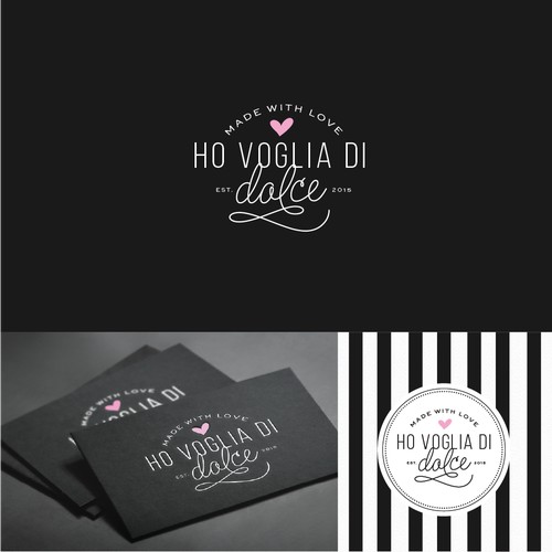 Logo for a dessert food blog