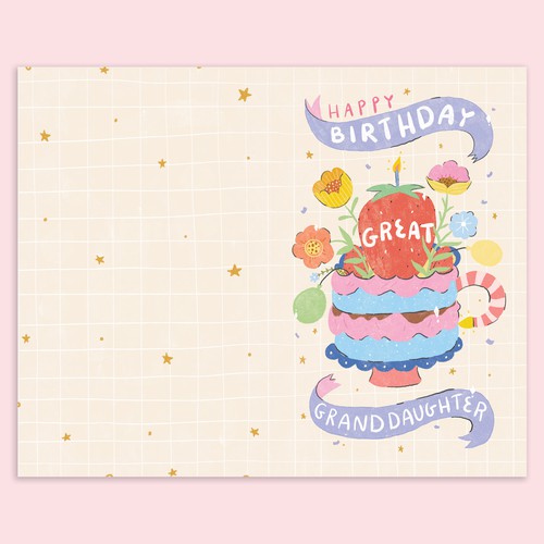 MugCake Birthday Card Design