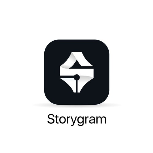 Clean and meaningfull icon design for storygram
