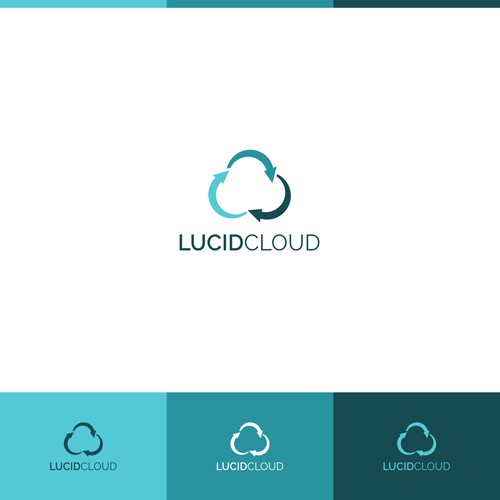 Logo design concept for Lucid Cloud