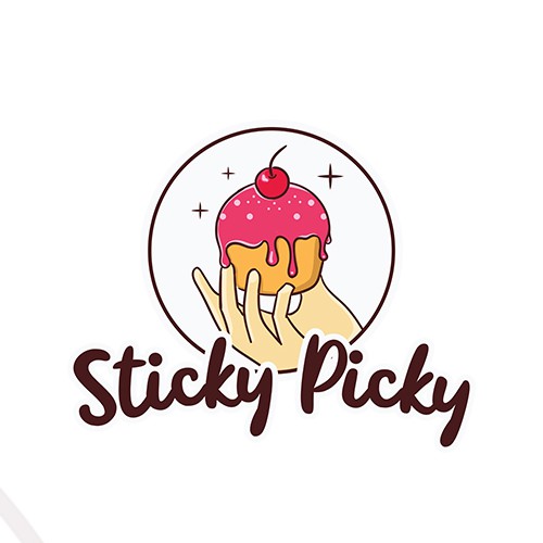 Clean Logo Concept For  Brulee Sticky Croisant Shop