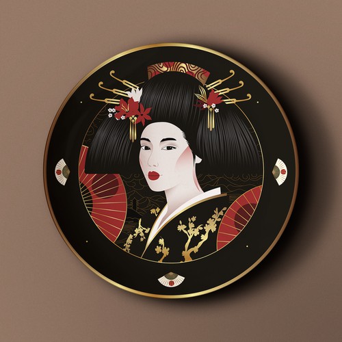 Geisha Illustration