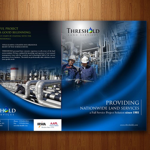 Brochure for Threshold Land Services