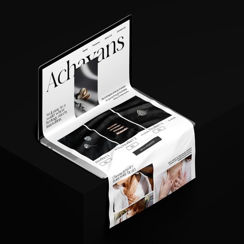 Luxury Jewelry Brand Website Design