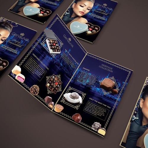 Flyer Design For a Praline Brand
