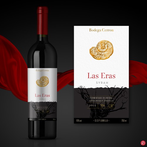Wine label design