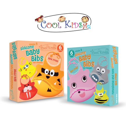 Cool Kids HQ Baby Bibs