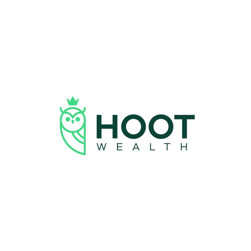 Premium Owl Logo for Financial Advisory & Wealth Management