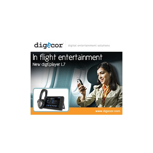 In-flight Entertainment banner ads targeting Airlines