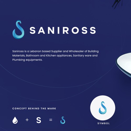 A Sanitary ware logo design Saniross