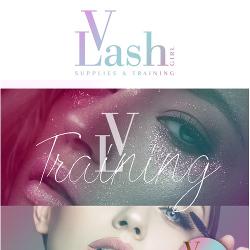 Logo for Premium Lash (eyelash) Supply and Training business