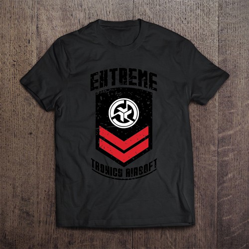 masculine design for air soft t shirt. 