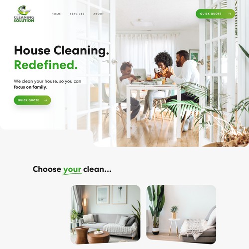 Clean design for a clean business!