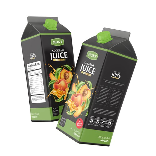 Cocktail Juice Packaging design