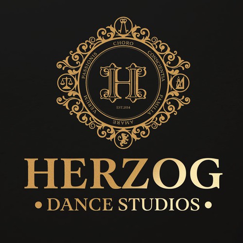 Create a luxury logo for Herzog Dance Studios